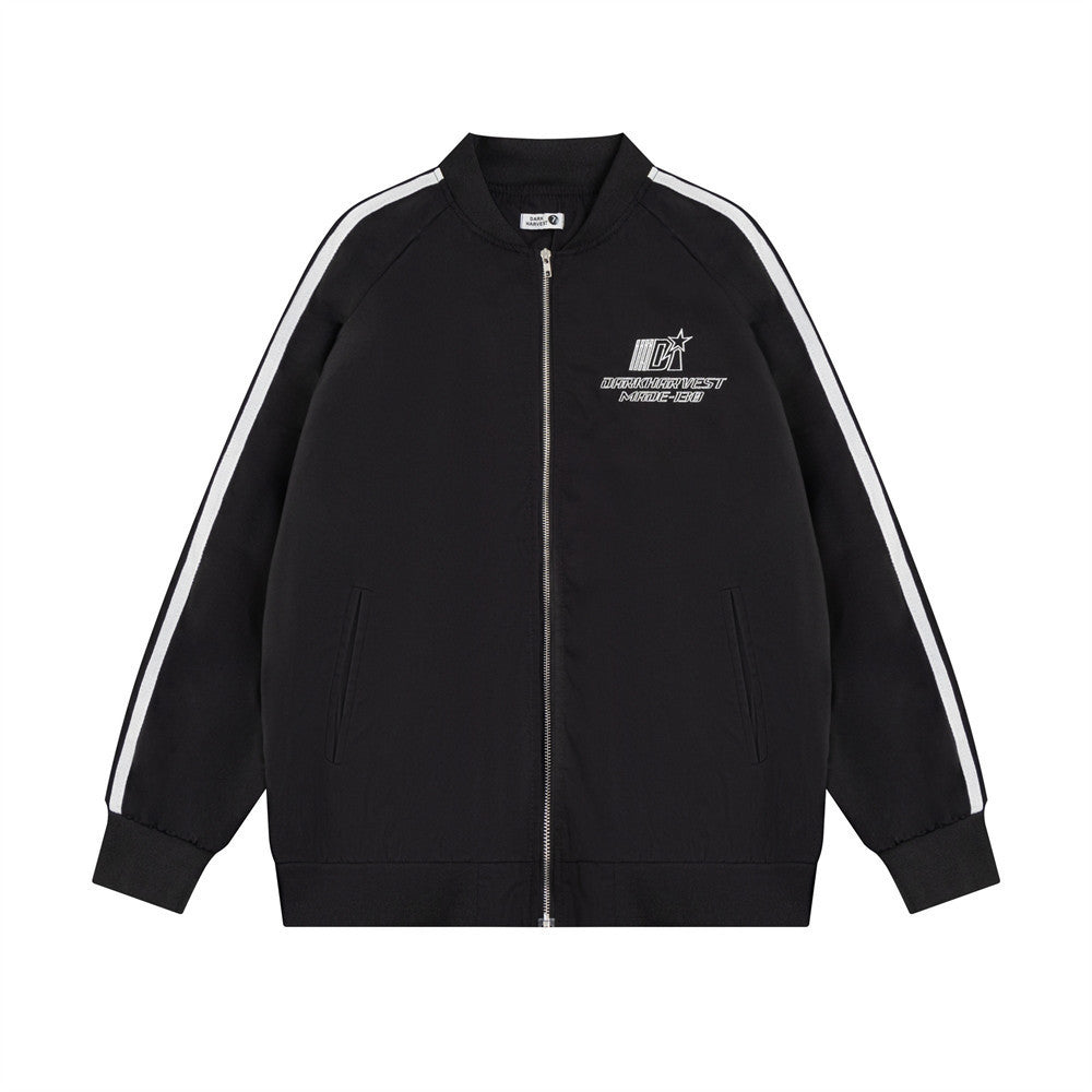 Letter Embroidery Long Sleeve Baseball Uniform Coat For Boys