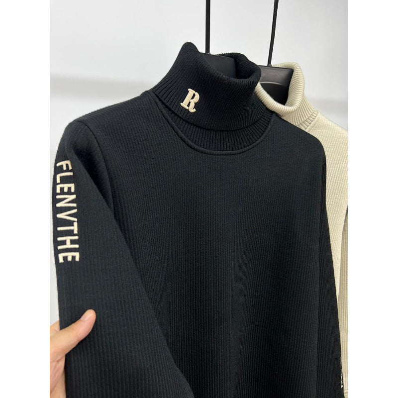Thickened Slim Fit Bottoming Shirt Men's Warm Top