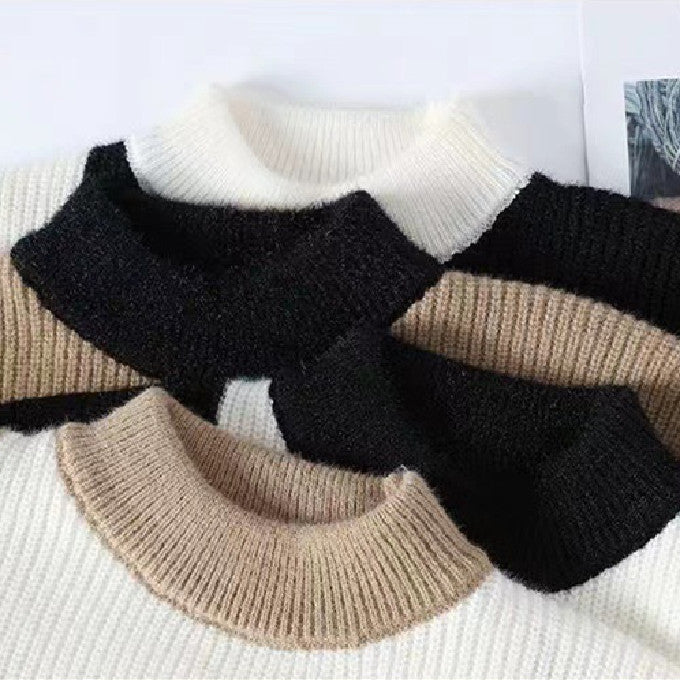 Men's FallWinter Half Turtleneck Knitted Bottoming Shirt