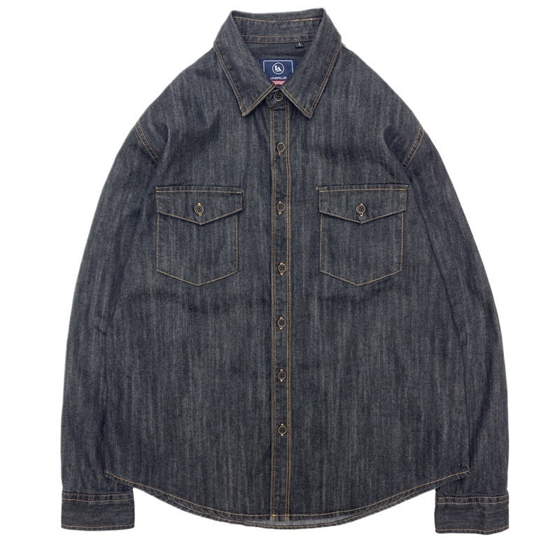 Men's Shirt  Overalls Denim