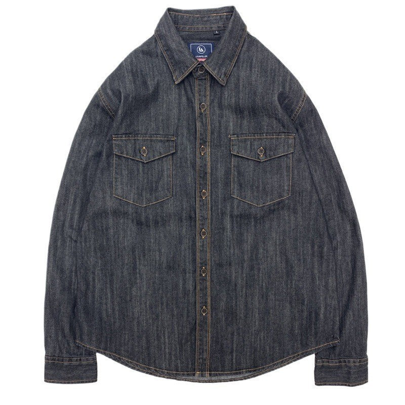 Men's Shirt  Overalls Denim