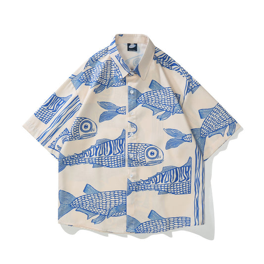 Lapel Shirt Half Sleeves