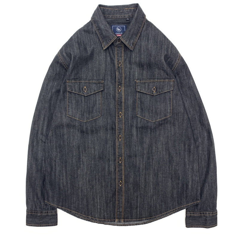 Men's Shirt  Overalls Denim