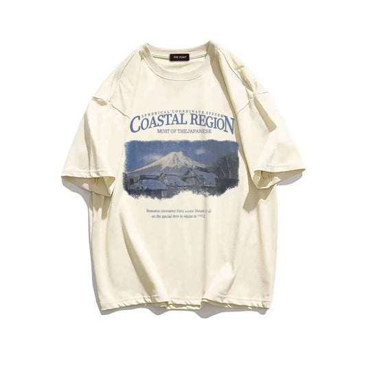 Mens Cotton T-shirts Fashion Short