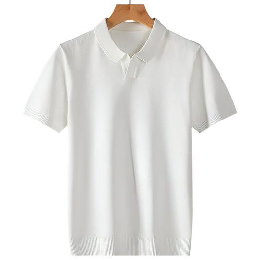 Fall Winter Men Short-sleeved Trendy Polo Shirt