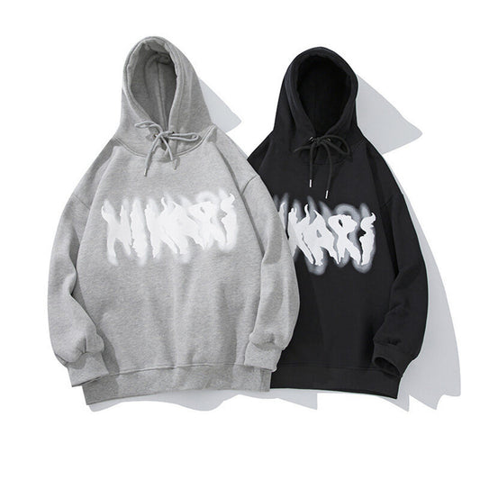 Street Fashion Men's Printed Loose Sweater